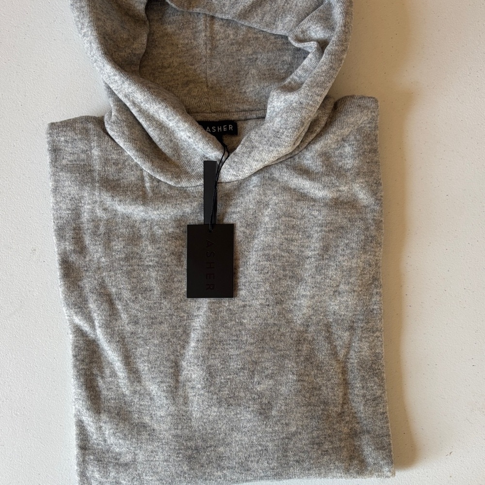 Asher Men's Light Gray Hoodie Sweater